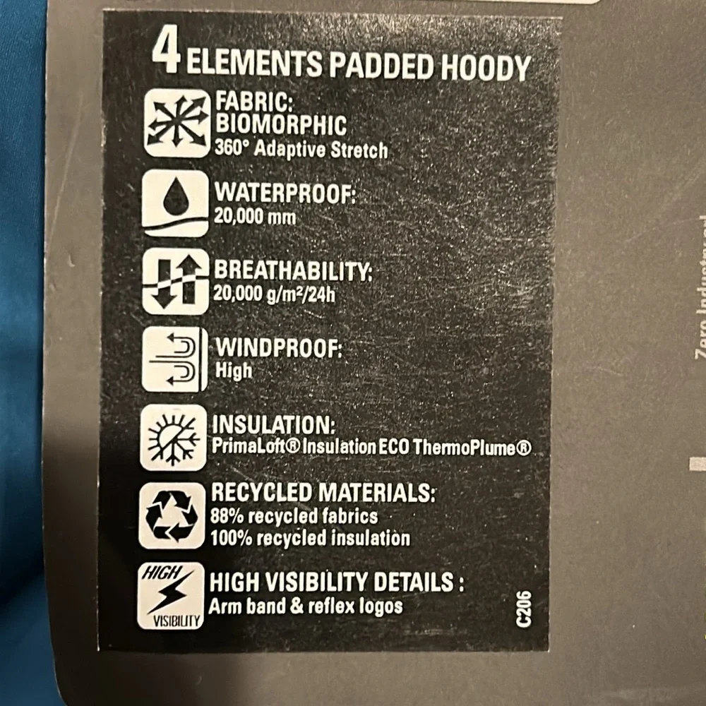 4 ELEMENTS | Men’s Padded Hoody